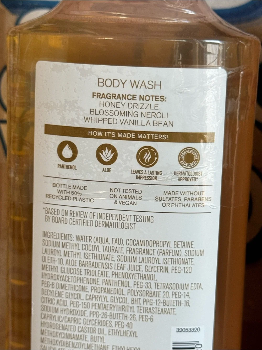 NEW B&BW Sealed Whipped Honey & Vanilla Body Wash and Body Lotion